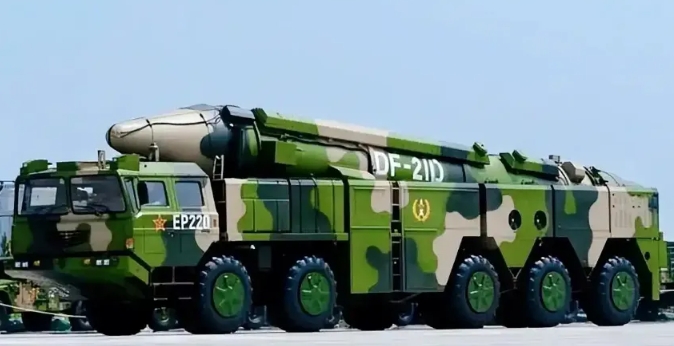 解放軍東風21-D導彈。 圖 : 翻攝自星球調研室