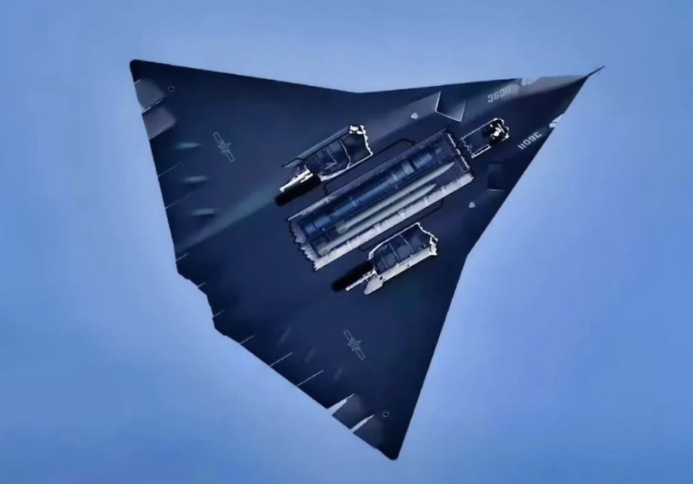 中國第六代戰機首飛。 圖：翻攝自第一軍情