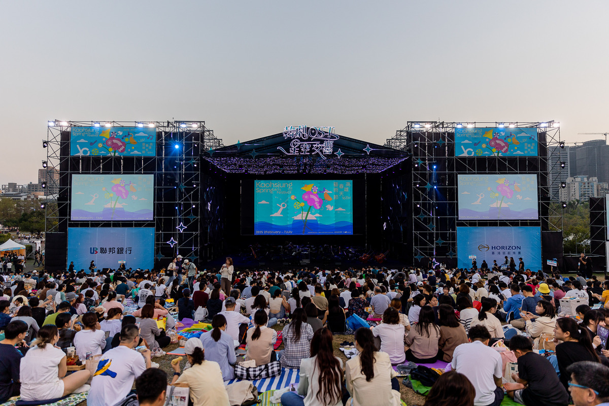 《韓劇OST星空交響》草地音樂會以近年來觀眾喜愛的韓劇為主題。 圖：高雄春天藝術節/提供