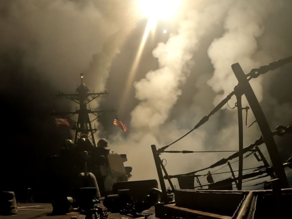 美軍15日葉門叛軍發動大規模空襲。 圖：中央社/取自x.com/CENTCOM