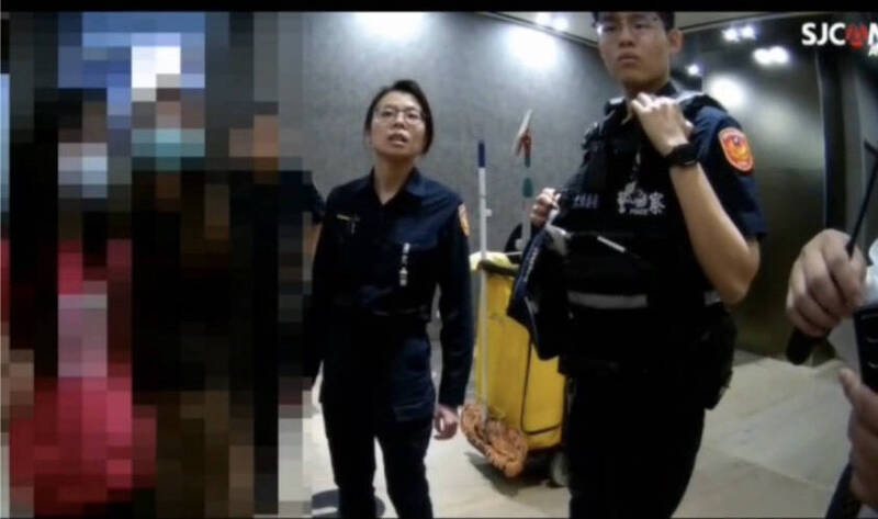 警方獲報到場處理，最後查明竟是保全烏龍報案。 圖：警方提供