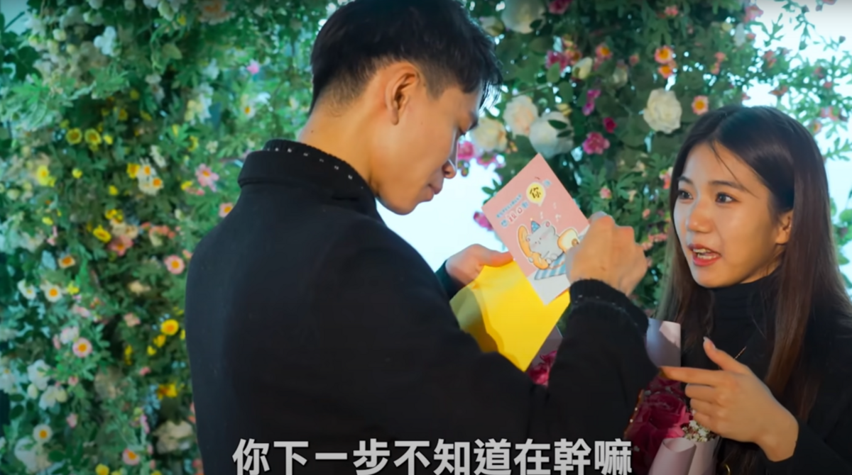家寧在影片最後說，「我現在很感動，但同時又要擔心，你下一步不知道要幹嘛」。 圖：翻攝自眾量級YT