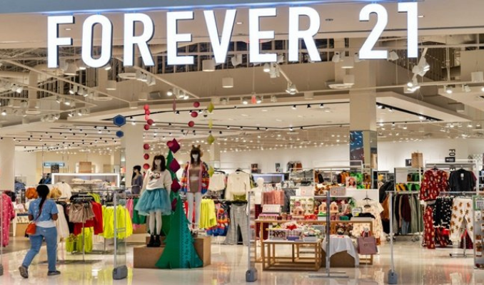 美國快時尚零售商Forever21二度申請破產。 圖：截自「x」@manset_ekonomi
