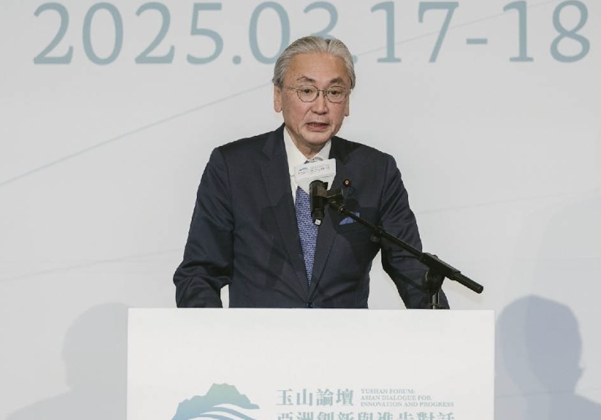 日本「日華議員懇談會」會長、眾議員古屋圭司出席玉山論壇。 圖：台亞會/提供