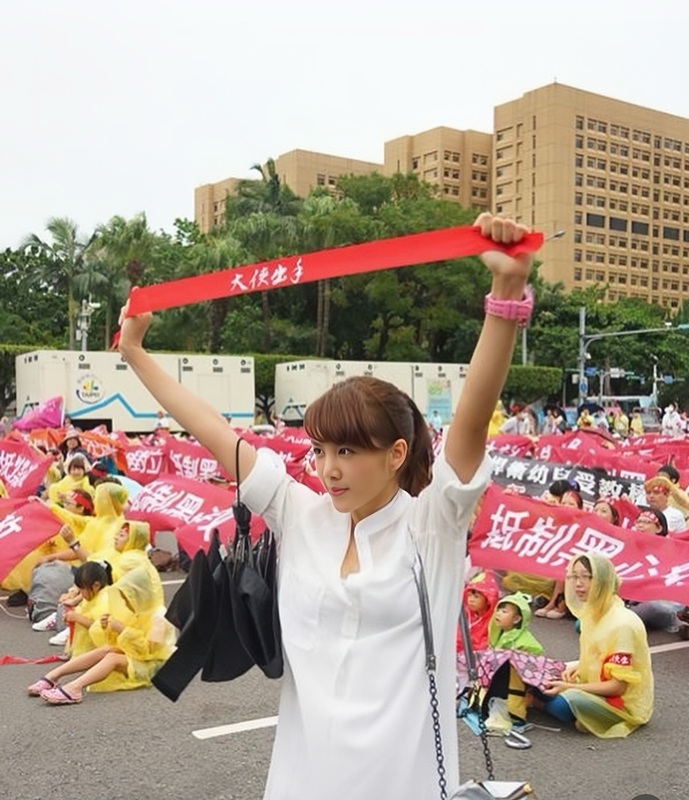 藝人楊晨熙關注兒童權益議題，聲援關注「剴剴案」發展。 圖：翻攝「臉書」楊晨熙粉絲專頁