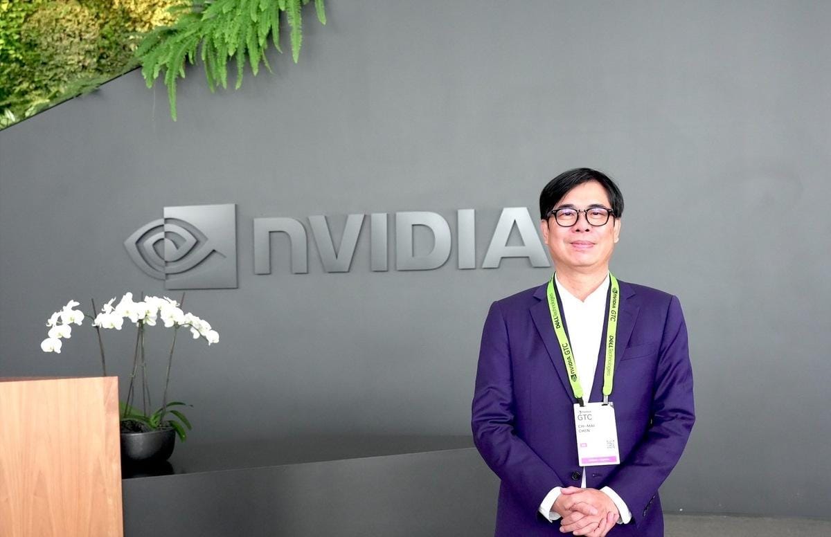 陳其邁訪輝達全球總部，商討智慧大高雄主權 AI 計畫的進展與合作機會。 圖：高雄市政府/提供