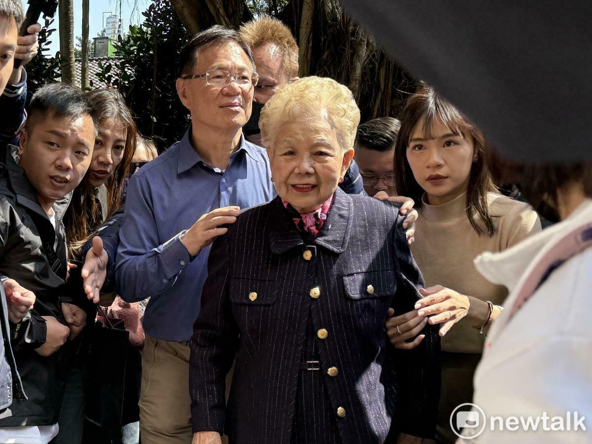 柯文哲媽媽何瑞英。 圖：周煊惠 / 攝