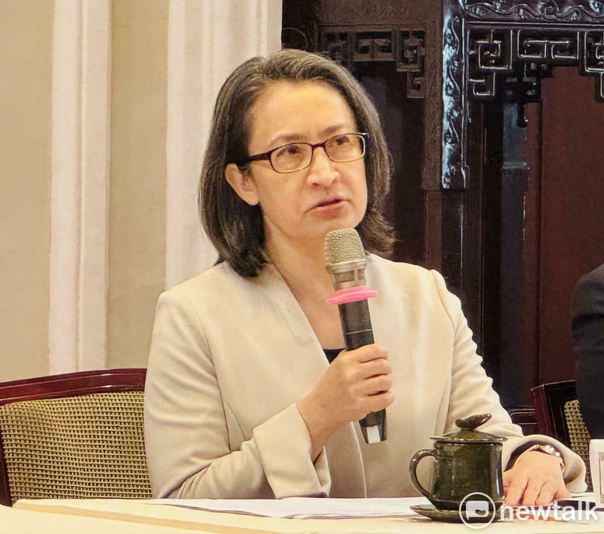 副總統、大法官提名的審薦小組召集人蕭美琴。 圖：謝莉慧/攝