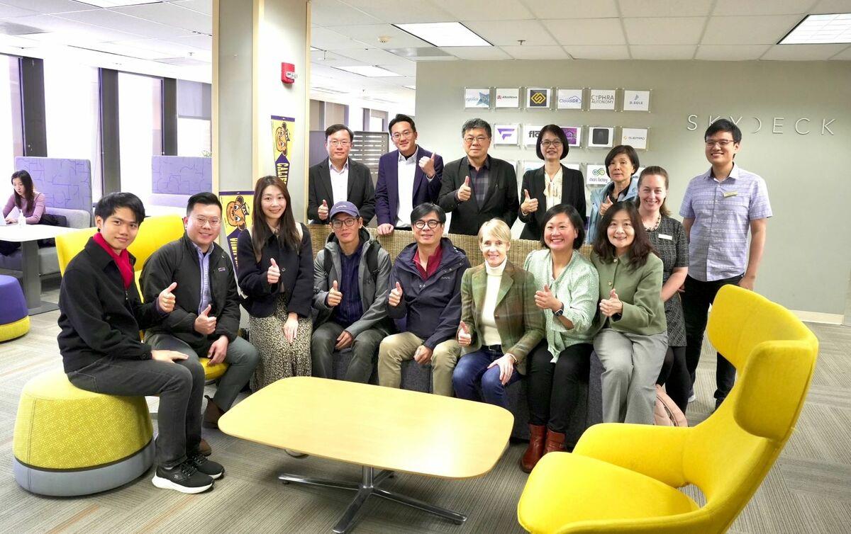 高市府團隊拜訪Berkeley SKYDECK。 圖：高雄市經發局/提供