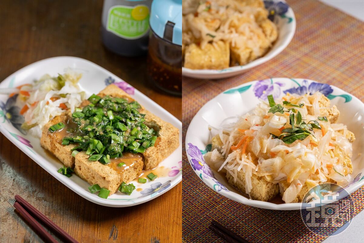 花蓮的臭豆腐店家百花齊放，不只有炸臭豆腐，還有烤臭豆腐、麻辣臭豆腐，而且每家泡菜、醬汁全是特製，讓臭豆腐控玩一趟花蓮，就能蒐集到各種美味臭豆腐名店。 圖：鏡傳媒