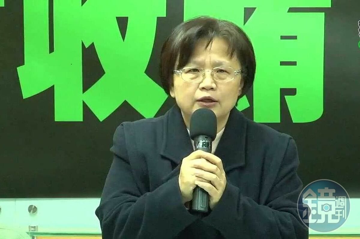 前交通部長郭瑤琪，因為主動脈剝離緊急送新光醫院急診。 圖：鏡傳媒