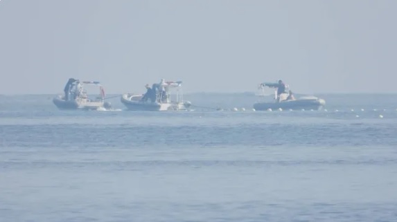 近期中國與南韓的海警船隻在蘇岩礁附近海域爆發衝突，對峙近兩個小時，引發兩國國民關注。 圖：翻攝自 石江月