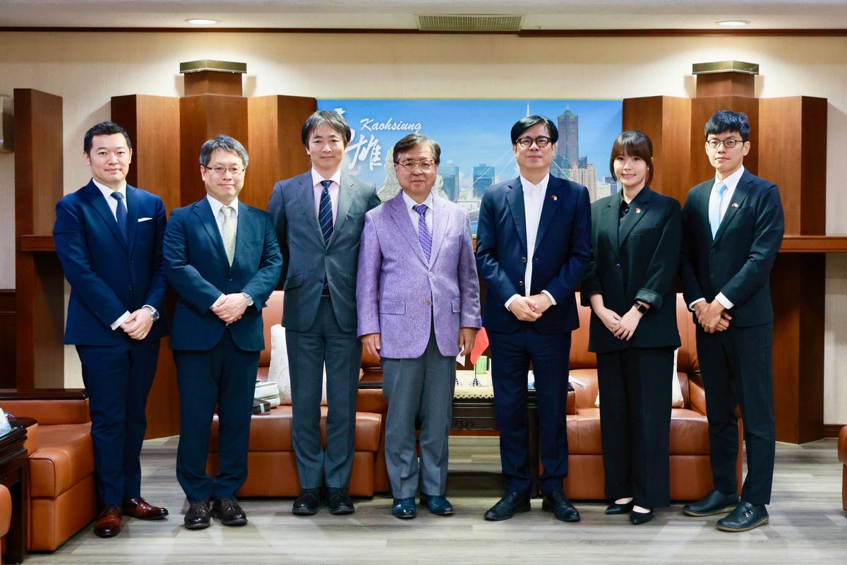 「笹川和平財團」訪團拜會高市府。 圖：高雄市行國處/提供