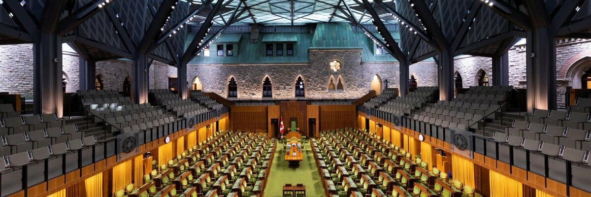 加拿大國會下議院 圖：翻攝自加拿大國會下議院的Ｘ