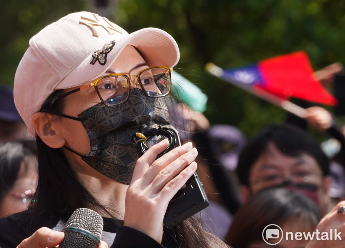 先前糟八炯舉報「在網路散播武統言論」而遭驅逐回中國的中配亞亞。 圖：張良一/攝