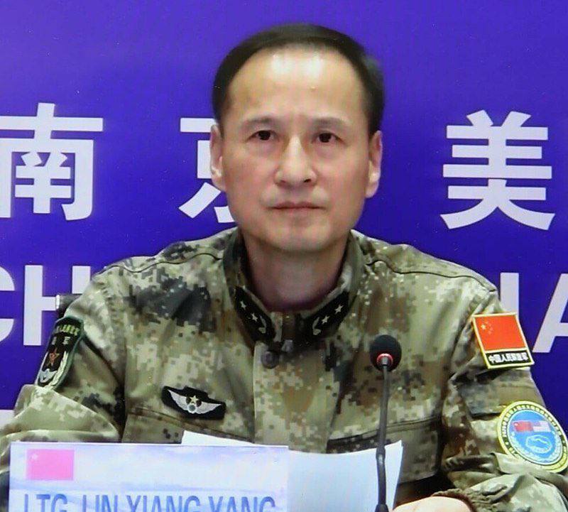 解放軍東部戰區司令林向陽。 圖：截自「x」@Accord756737545