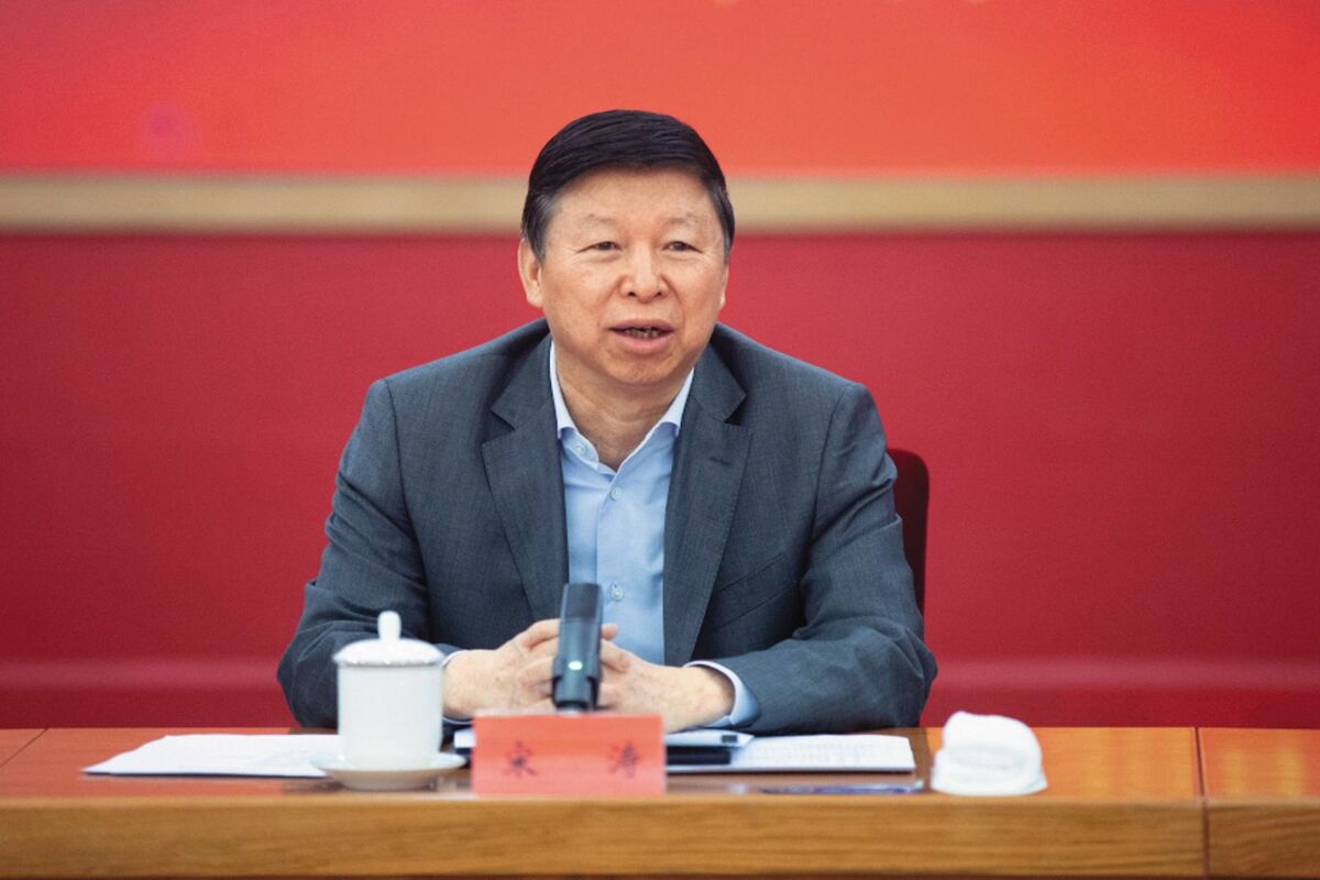 青商會「小陸委會」1月前往中國交流，與中國國台辦主任宋濤會面。 圖：翻攝國台辦官網