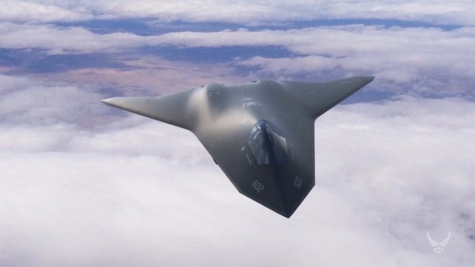 美軍六代機 F-47 的航程可能遠比美國空軍期望的要小。 圖：翻攝自  Dan Scavino X 帳號