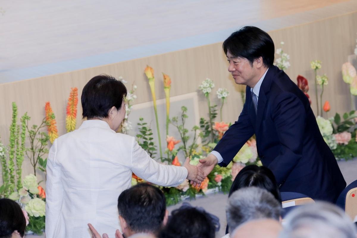 總統賴清德及市長盧秀燕均出席開幕典禮。 圖：台中市政府/提供