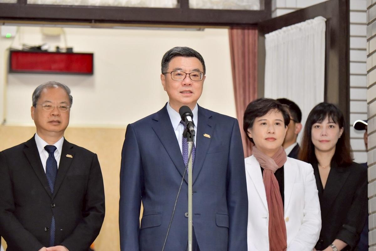 行政院長卓榮泰今（28）日在立法院議場外受訪。 圖：行政院提供