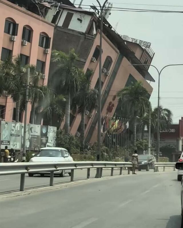 緬甸7.7強烈地震，造成嚴重災害。 圖：翻攝臉書