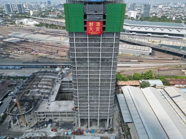 泰國審計署「21億新大樓」被震垮，承包建設公司是中國中鐵。 圖：翻攝北京國復諮詢有限公司網站