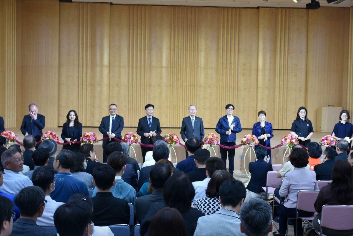 「從江戶到近代—東京富士美術館浮世繪典藏展」開幕儀式。 圖：孫家銘攝