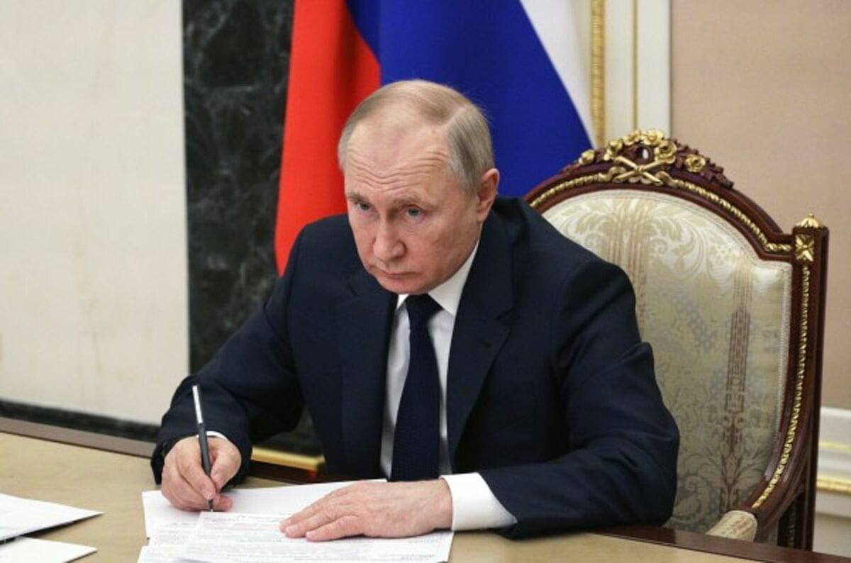 俄羅斯勝利日典禮在即。圖為俄羅斯總統普丁。 圖：翻攝自X@KremlinRussia
