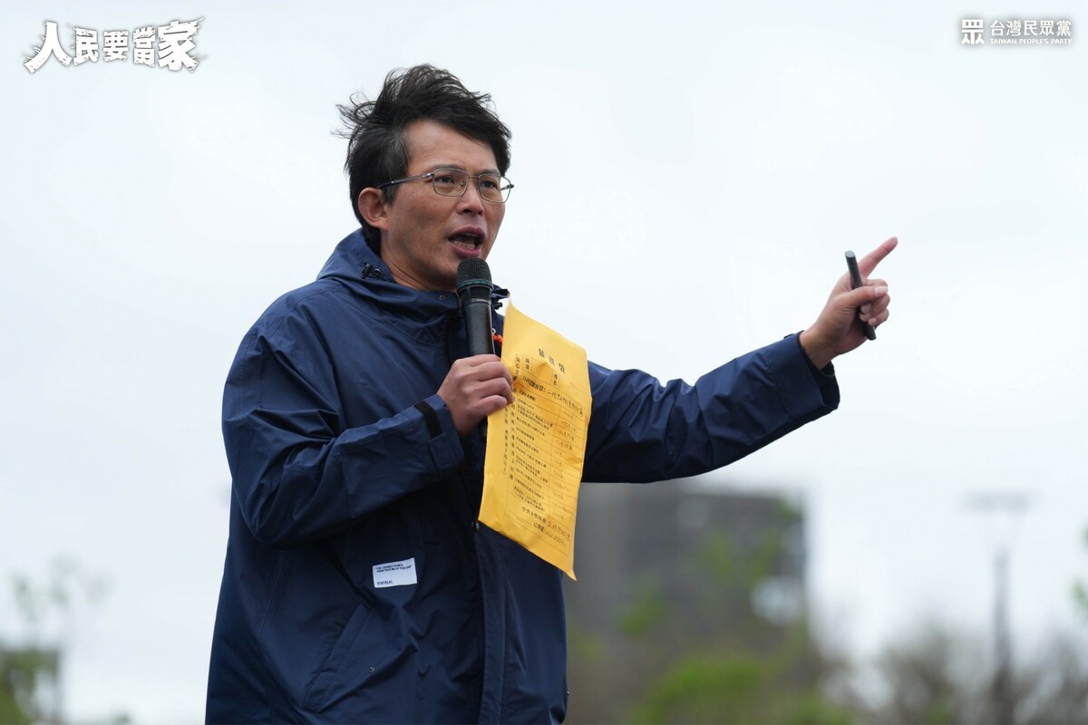 民眾黨主席黃國昌。 圖：翻攝自民眾黨臉書