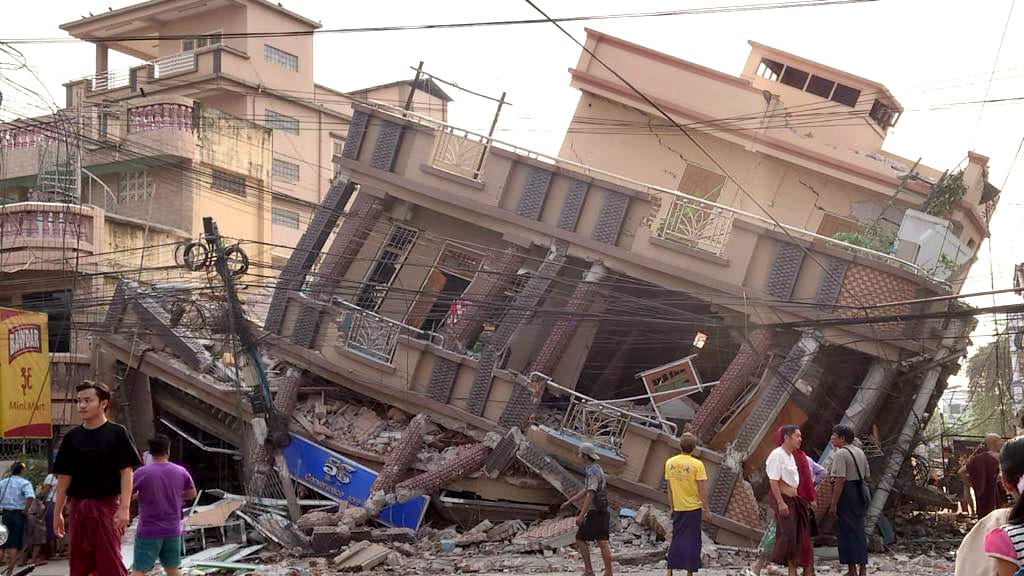緬甸於上週發生規模7.7的地震，嚴重影響基礎建設與人員傷亡。 圖：截自「x」@UNICEF