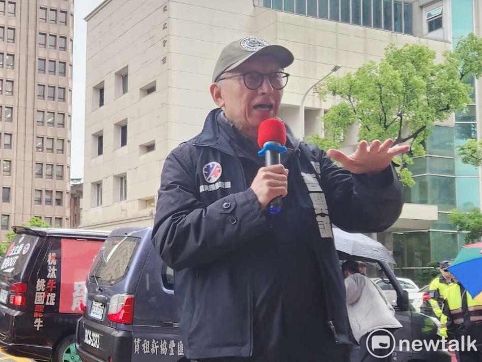 罷免徐巧芯領銜人曹興誠批評，台灣會走向台獨是中共跟徐巧芯逼的。 圖：金大鈞/攝