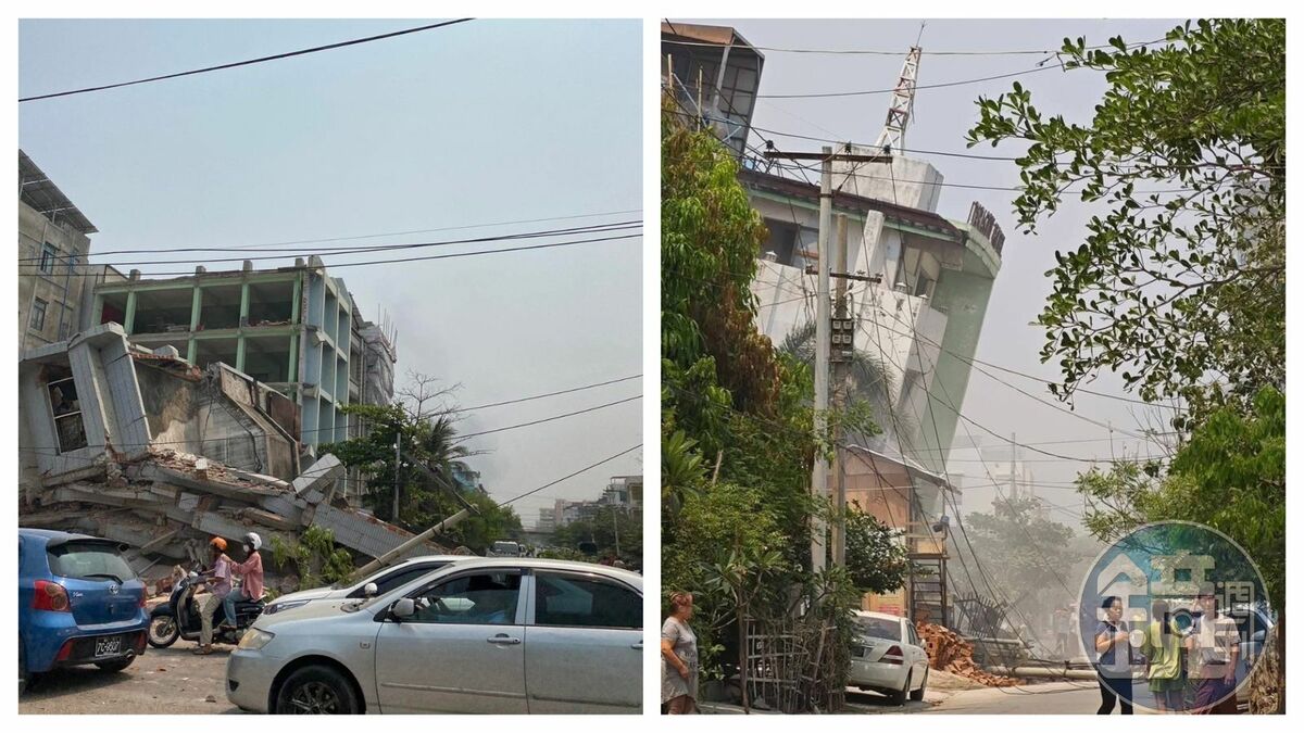 緬甸強震，引發台灣民眾憂心；地震險雖是政策性保險，但全台投保率不到4成。 圖：鏡傳媒（緬甸台商提供）