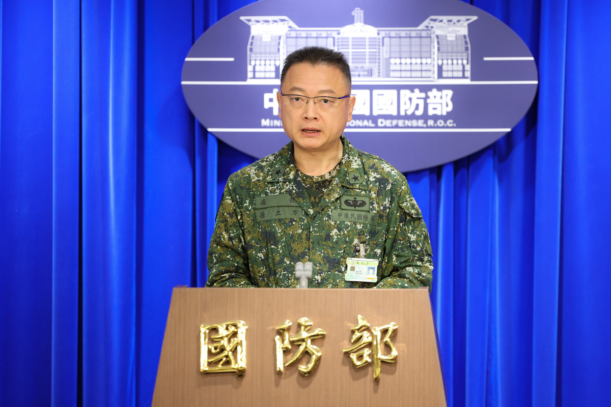 國防部發言人孫立方少將。 圖：國防部提供