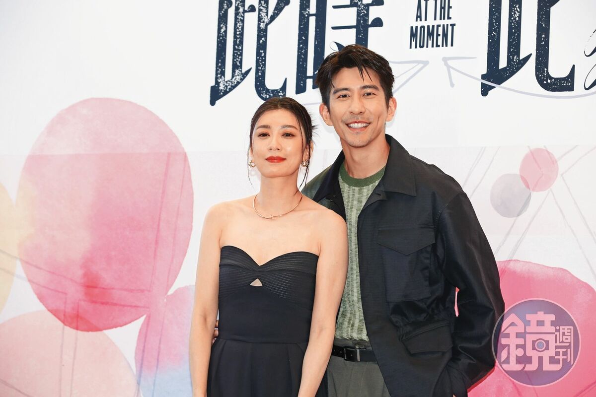 賈靜雯（左）、修杰楷（右）結婚多年，是知名的銀色夫妻，在演藝事業也分進合擊。