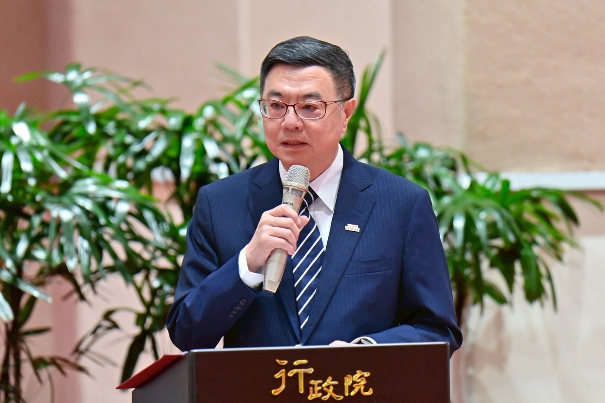 行政院長卓榮泰向國人喊話，面對變局「政府有準備」。 圖 : 行政院/堤供