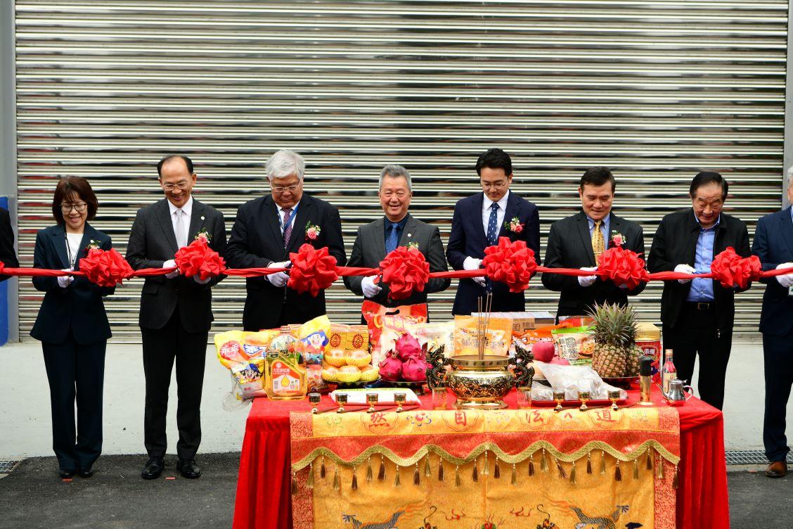 漢翔公司高雄岡山高階鍛造製程技術廠房落成剪綵。 圖：漢翔公司/提供