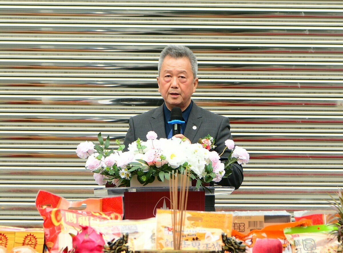 胡開宏表示漢翔公司投入關鍵技術及製程研究，升級國家鍛造產業供應鏈。 圖：漢翔公司/提供