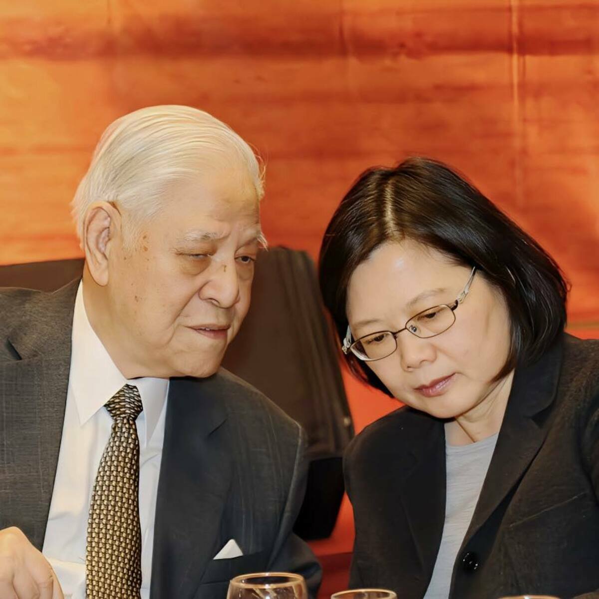 李登輝與蔡英文合照 圖：蔡英文臉書
