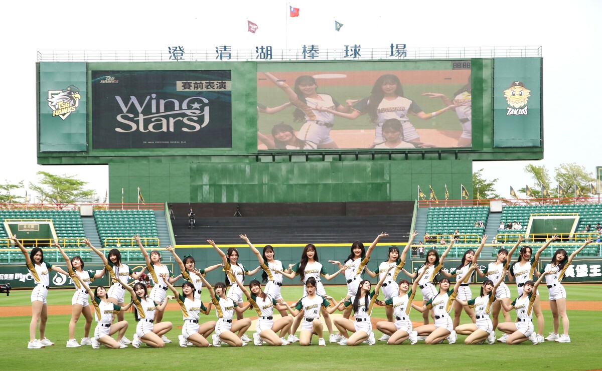 台鋼Wing Stars女孩熱舞開場。 圖：高雄市運發局/提供