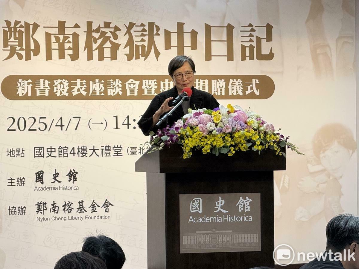 鄭南榕遺孀葉菊蘭。 圖：周煊惠 / 攝（資料照）