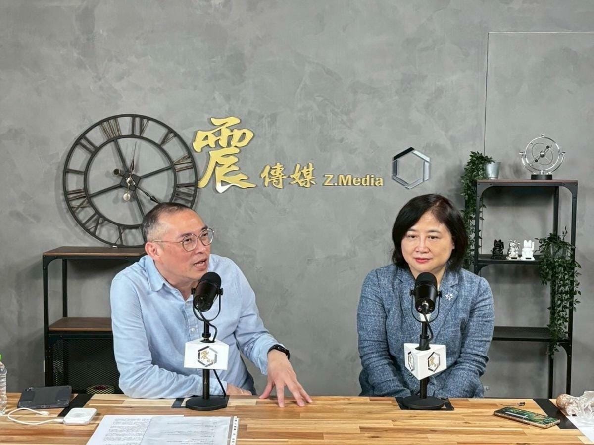 陳敏鳳8日在《震傳媒》網路節目《新聞！給問嗎？》接受資深媒體人康仁俊專訪。 圖：震傳媒/提供（資料照）