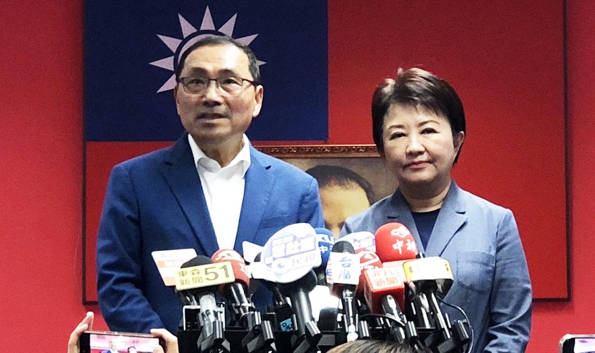 侯友宜與盧秀燕均喊話盼立院盡早順利開會，讓880億元中央特別預算過關，以提供受衝擊產業獲得協助。 圖：林昀真/攝