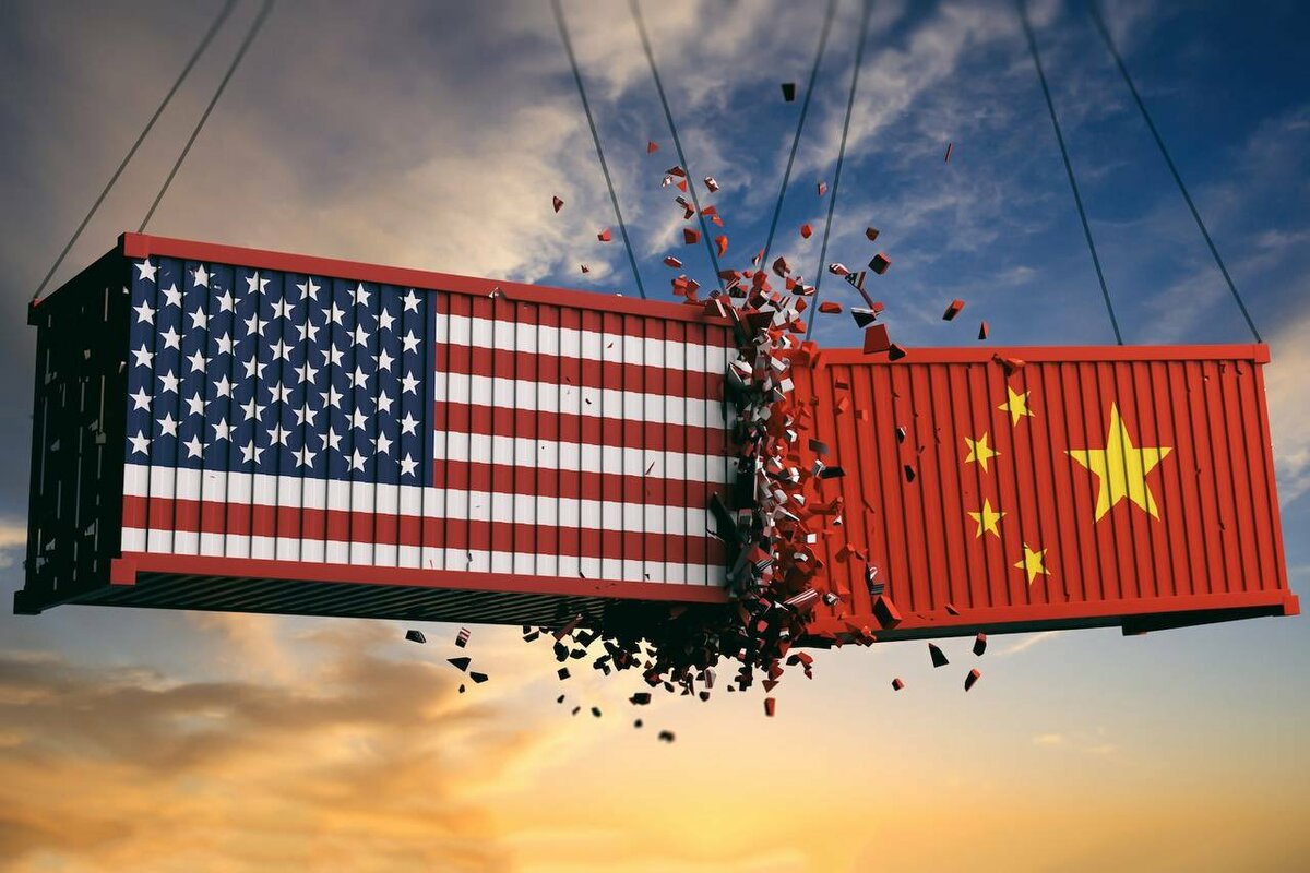 美中關稅戰為全球經濟帶來許多不確定因素。 圖：翻攝自 X