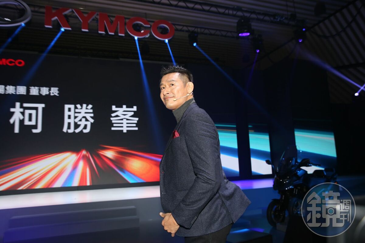 光陽集團董事長柯勝峯今突然召開記者會，宣布自己將正式辭去董事長一職。 圖：鏡傳媒資料照