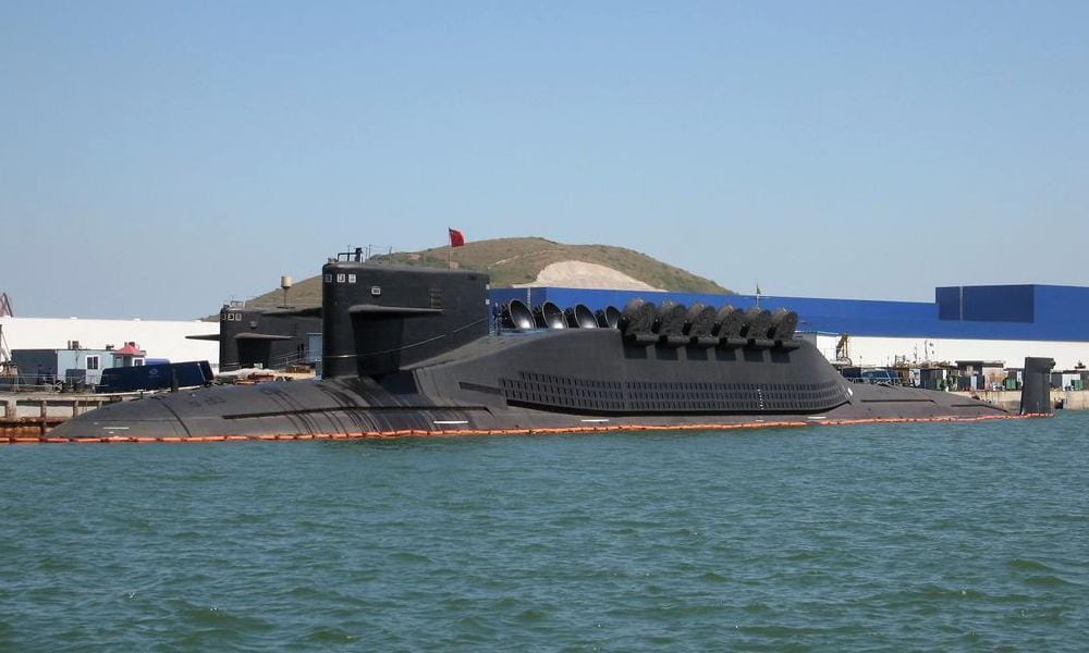 中國海軍094A型戰略核潛艇。 圖：翻攝自維基百科