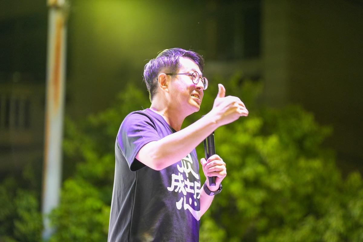 尹立呼籲全台支持罷免藍白惡質立委二階段成功。 圖：賴瑞隆服務處/提供