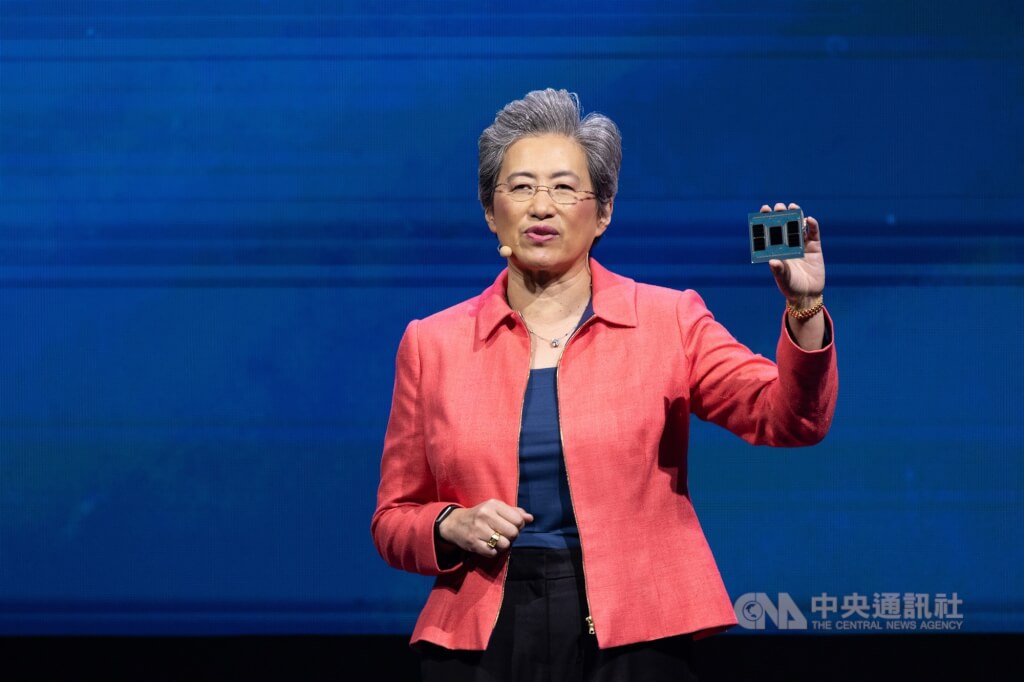 超微董事長暨執行長蘇姿丰。（中央社檔案照片）
