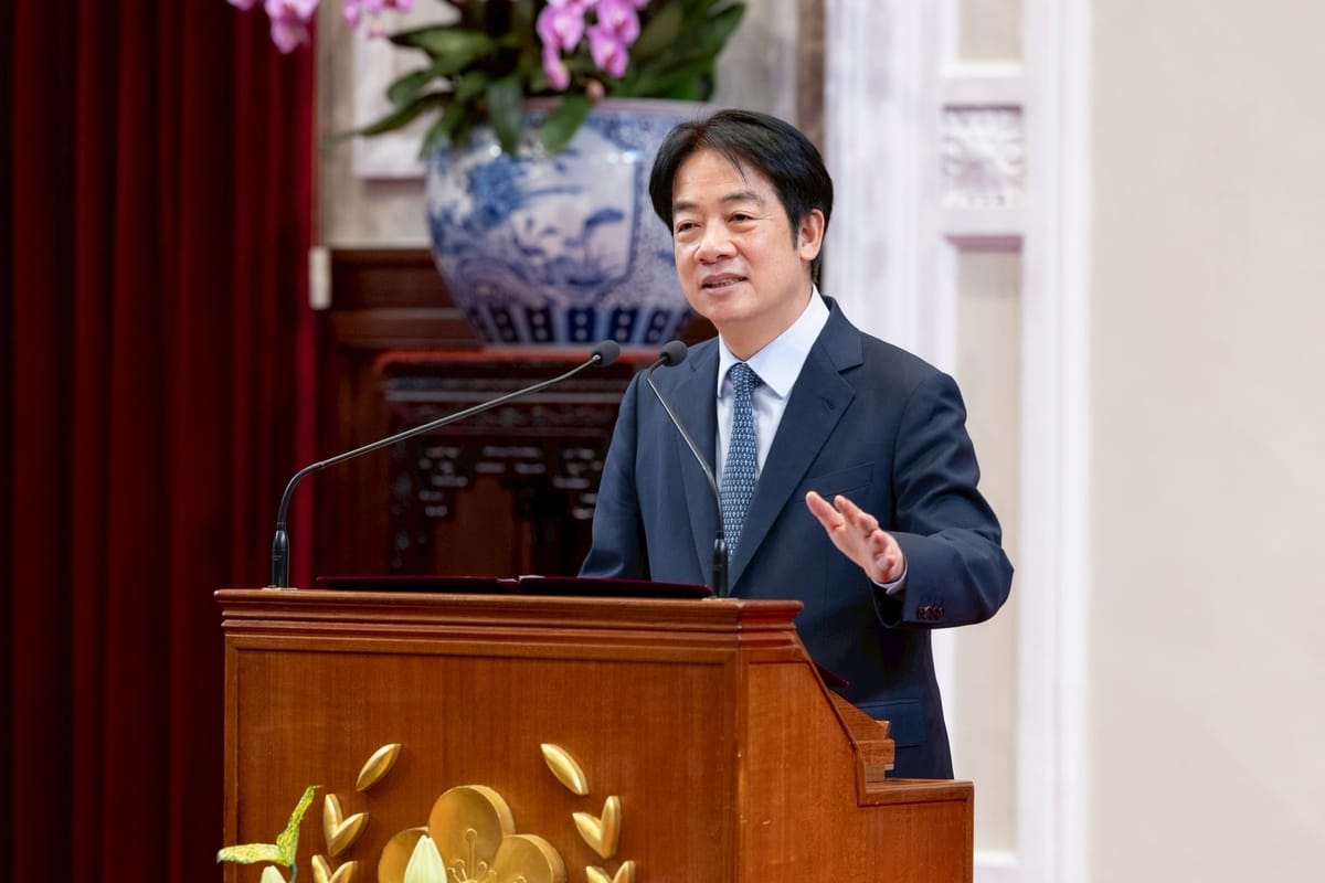 賴清德說，要讓台灣經濟脫胎換骨。 圖：總統府提供
