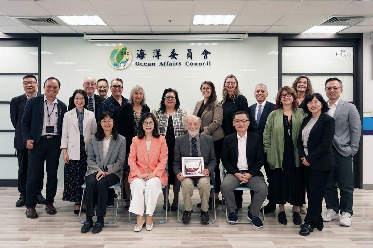 IPMEN學者共同拜會海洋委員會。 圖：海洋委員會/提供