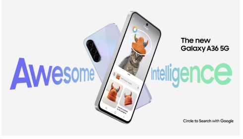 Galaxy A36 系列新上市，遠傳獨賣5G指定專案，新機最低0元起！ 圖: 擷取自samsung官網